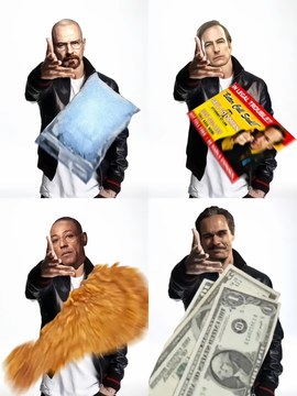 最近在看风骚律师，绝命毒师真的太好看了